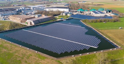Drijvende zonnepanelen